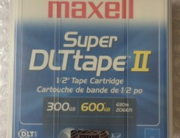 183715 Maxell Super DLT Tape II Data Cartridge 300 GB 600 GB 1/2 inch tape cartridge